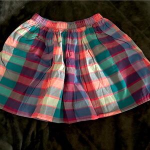 Tea Collection pastel plaid skirt 7